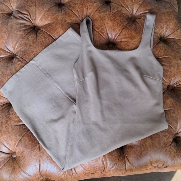 Taupe Midi A'GACI Dress - Picture 2 of 3